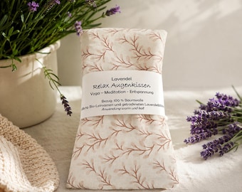 Augenkissen lavendel / Eye Pad / Yoga / Entspannung / Meditation / Meditieren / Migräne / Lavendel Relax Augenkissen / Yoga eye pad