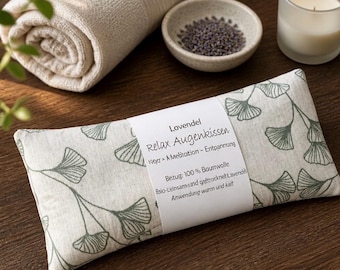 Lavender eye pillow / Eye pad / Yoga / Relaxation / Meditation / Meditate / Migraine / Lavender Relax eye pillow / Yoga eye pad