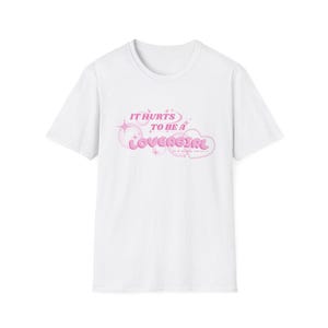 Hopeless Romantic Lovergirl T-Shirt, Unisex Softstyle Tee, Love Graphic Shirt, Valentine&#39;s Day Gift, Romantic Apparel