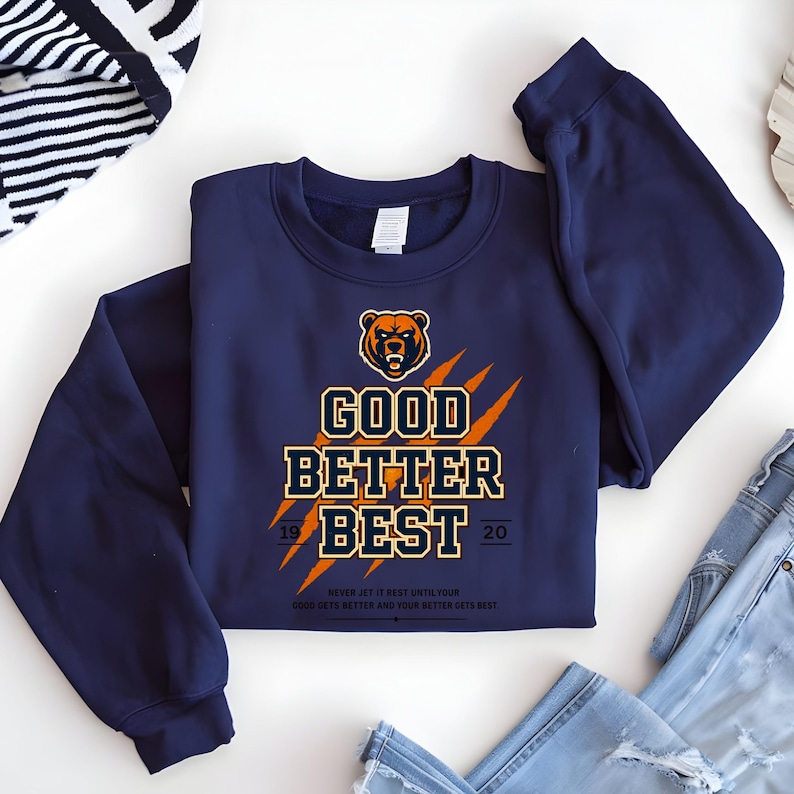 Good Better Best Sweathirt, Motivational Workout Gift, Positive ...