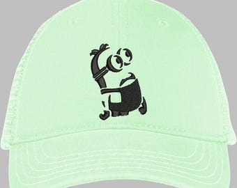 Minions Cool And Funny Hat & Cap Embroidery pattern Machine Files Emb Dst Pes Exp Pxf Vip Vp3 Pdf For Color
