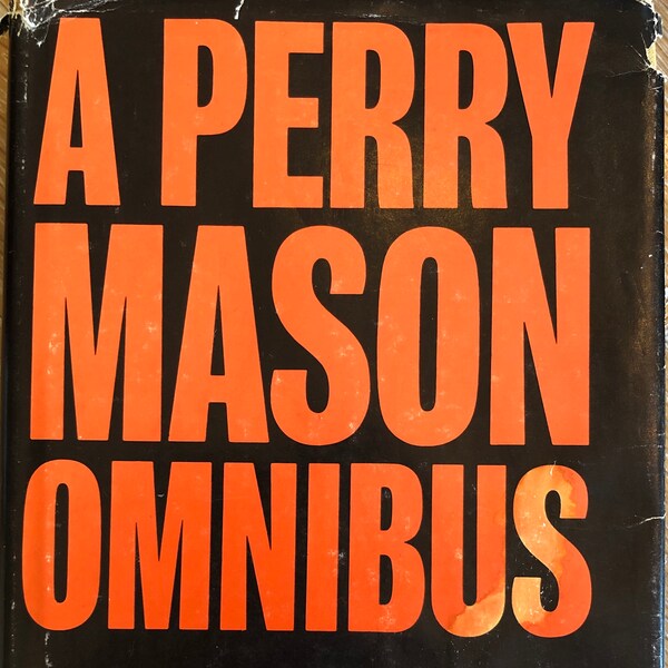 A Perry Mason Omnibus,Erle Stanley Gardner,1950's-60's,Singing Skirt,detective fictionPerry Mason,crime book, fictional crime,Hardcover