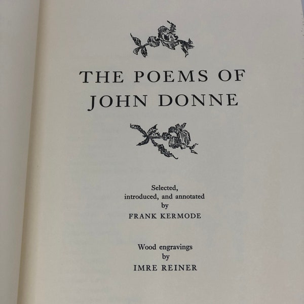 The Poems of John Donne,Heritage Press,Sandglass,1970,George Macy Co,Limited Edition,Collectible,20th century