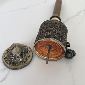 Antique Vintage Tibetan Prayer Wheel,Buddhist,Mani Wheel,Mani Khorlo,Tibetan Prayer,ritual tool meditation,Buddhist,Prayer Wheel,collectible