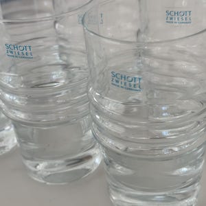 Vintage Schott Zwiesel CIRCOLO tumblers,NIB, set of 6,Made in Germany,vintage barware,man cave,barcart,Schott Zwiese
