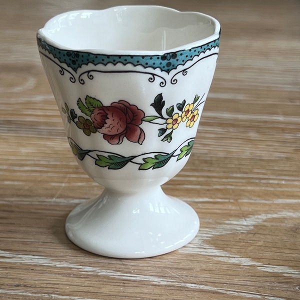 Vintage Spode Egg Cup,Egg Coddler,Avondale pattern,Made in England,vintage serveware,ceramic,Avondale egg cup,vintage kitchen,MCM