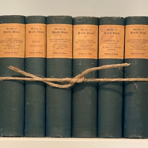 Works of Henrik Ibsen,6 volumes,bookstack,Distinguished playwright,Collectible,modernism in theatre,19th Century Writer,Playwright Ibsen