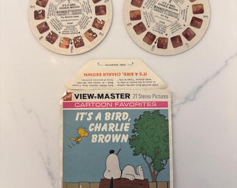 Paquete de carretes View-Master vintage de 1973: Peanuts, Charlie Brown y The Blanket Caper