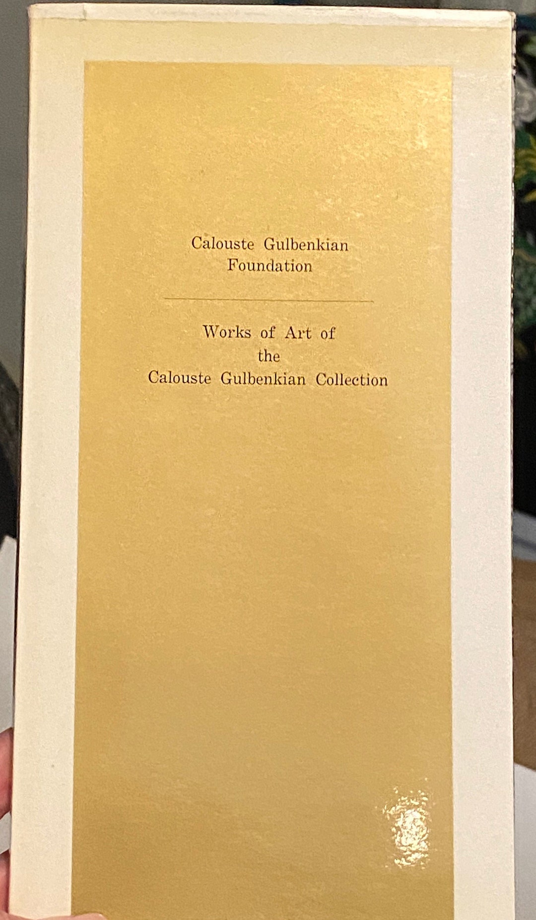 Works of Art of the Calouste Gulbenkian Collection, 1966,art Catalog