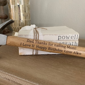 Engraved Hammer, Men’s Christmas Gift, Personalized Hammer, Monogram, Gift for Dad, Gift for husband, gift for him, Papa Gift, Husband Gift