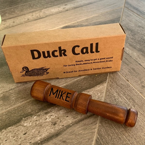 Personalized Duck Call- Laser Engraved- Hunting Gift- Father’s Day Gift- Birthday Gift -Duck Call-Bird Call