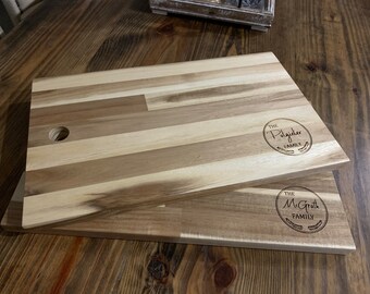 Personalized Cutting Board- Wedding Gift- Personalized Gift- Wood Cutting Board- Custom Wood Cutting Board- Your logo added Free