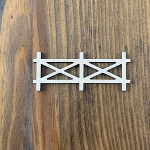 Fence, Farm fence, Unfinished Wood Cut Out, Shapes, Wooden , 2&quot;-12&quot; Variety of Size, Craft Supply, Laser Cut Designs, Easter Bunny, Farm