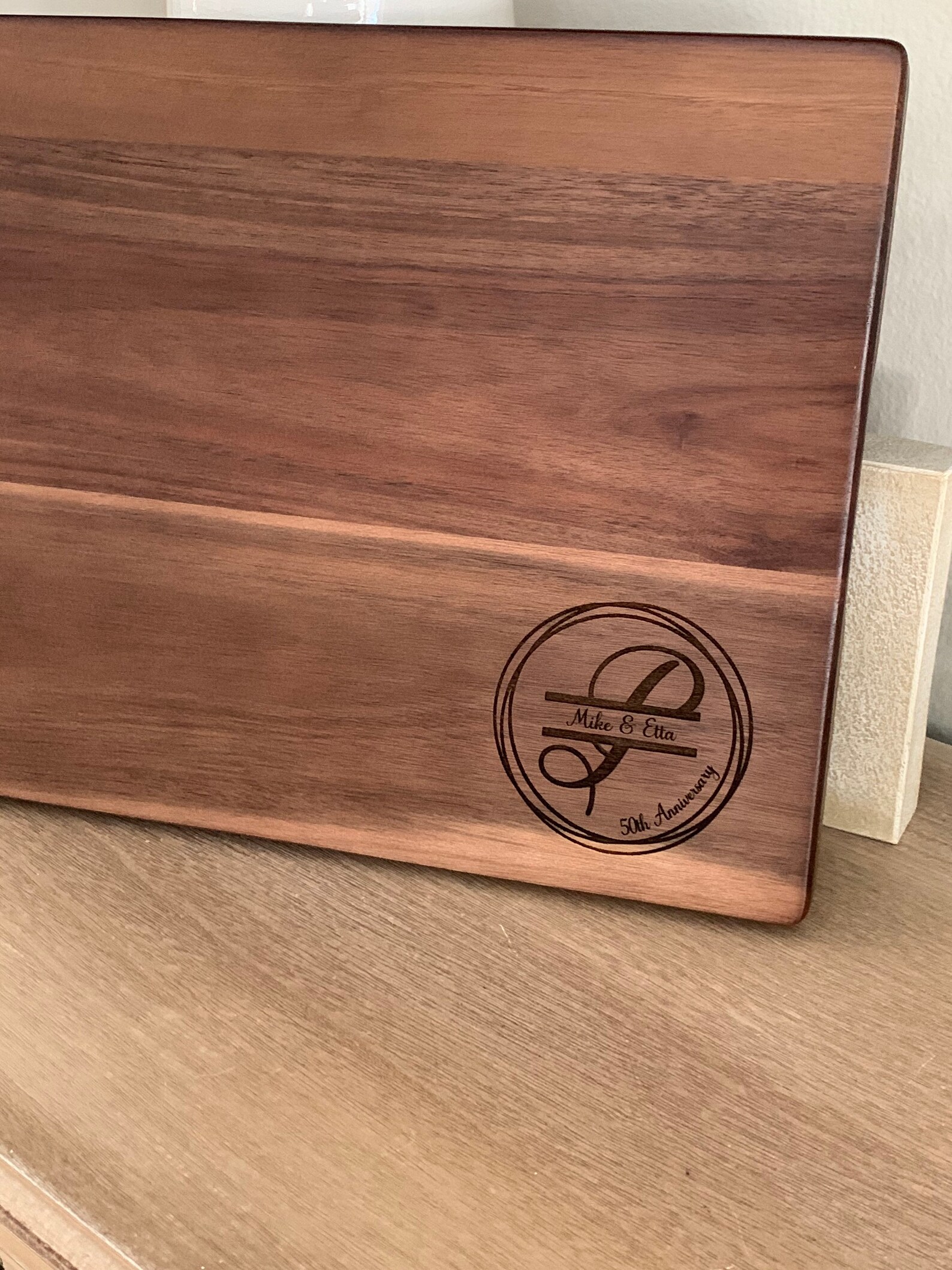 50th Anniversary Cutting Board 50th Anniversary Gift Wedding Etsy UK