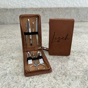 Manicure Set, Manicure Kit, Grooming Kit, Nails, Custom Manicure Set, Personalized, Groomsmen Gift, Christmas Gift, Stocking Stuffer