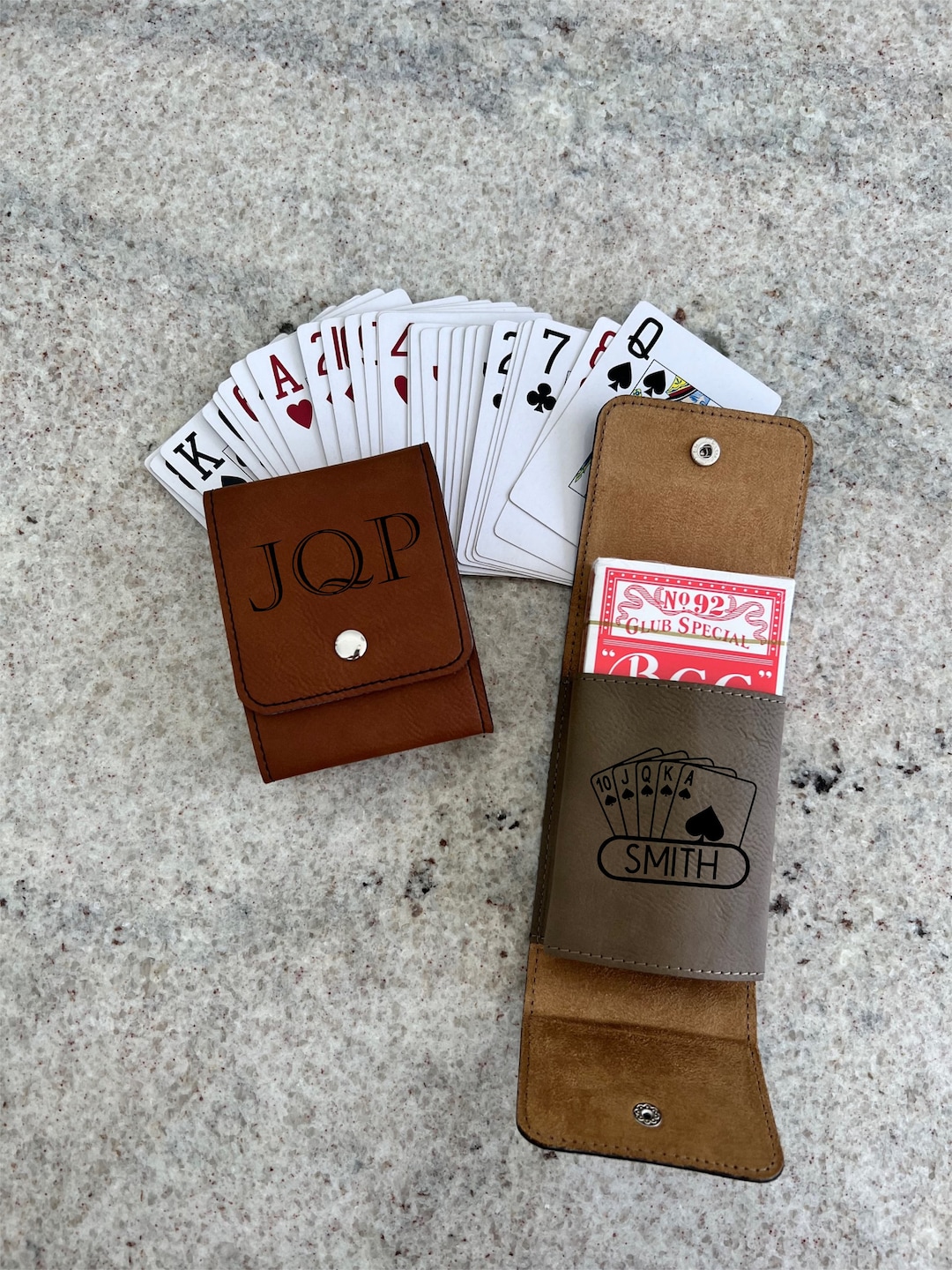 Card Holder, Personalized Deck of Cards Holder, Playing Card Holder