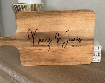 Personalized Cutting Board- Wedding Gift- Personalized Gift- Wood Cutting Board- Custom Wood Cutting Board-Housewarming Gift