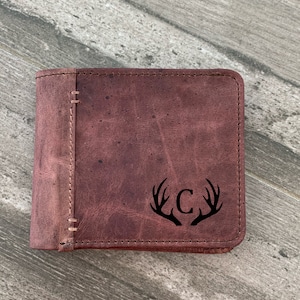 Leather Wallet, Father's Day Gift, Bi- Fold Wallet , Gift for Dad, Gift for husband, gift for him, Papa Gift