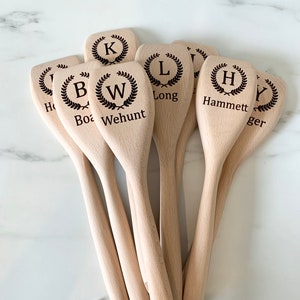 Personalized Wooden Spoon, Teacher Gift, Wedding Gift, Bridal Shower Gift, Mother of the bride groom, Wedding, engraved, spatula, utensils