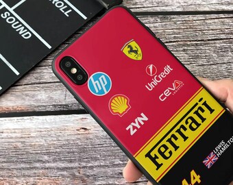 Ferrari Formula 1 Phone Case Lewis Hamilton 44 for iPhone 17 16 15 14 13 Pro Max, F1 Fan for Samsung Galaxy S22 S23 S24 S25 Ultra