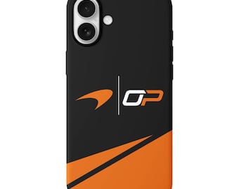 Oscar Piastri Logo F1 Phone Case, Formula 1 Inspired Cover for iPhone 17 16 15 14 13 Pro Max, Samsung Galaxy S22 S23 S24 S25 Ultra