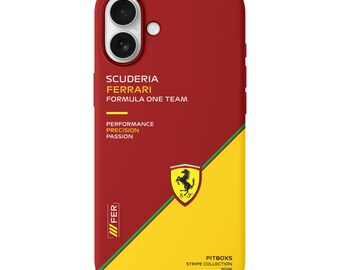 Scuderia Ferrari Phone Case, Ferrari F1 Team Design, Formula Racing Gift, Motorsport Accessory, Car Enthusiast Gift
