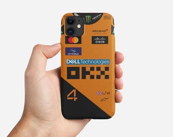 McLaren F1 Suit 2025 Inspired Phone Case, iPhone 17 16 15 14 13 Pro Max, Gift for F1 Fans Samsung Galaxy S22 S23 S24 S25 Ultra