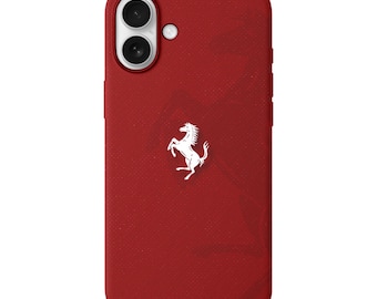 Ferrari Logo F1 Phone Case, Formula 1 Inspired Cover for iPhone 17 16 15 14 13 Pro Max, Samsung Galaxy S22 S23 S24 S25 Ultra