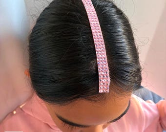 Sparkling Rhinestone Hair Strip: Dance Competition Headpiece (reusable) customised colours, accessories, decorative, freestyle, costume