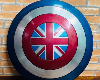 Captain Carter Shield | Aluminum & Leather, 22" Cosplay Prop
