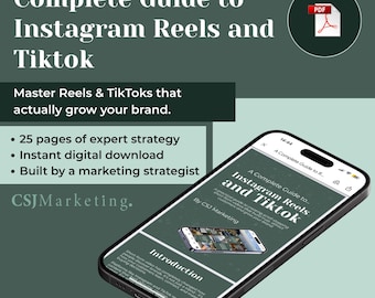 Complete Instagram Reels and TikTok Strategy Guide for Small Businesses | Social Media Marketing PDF