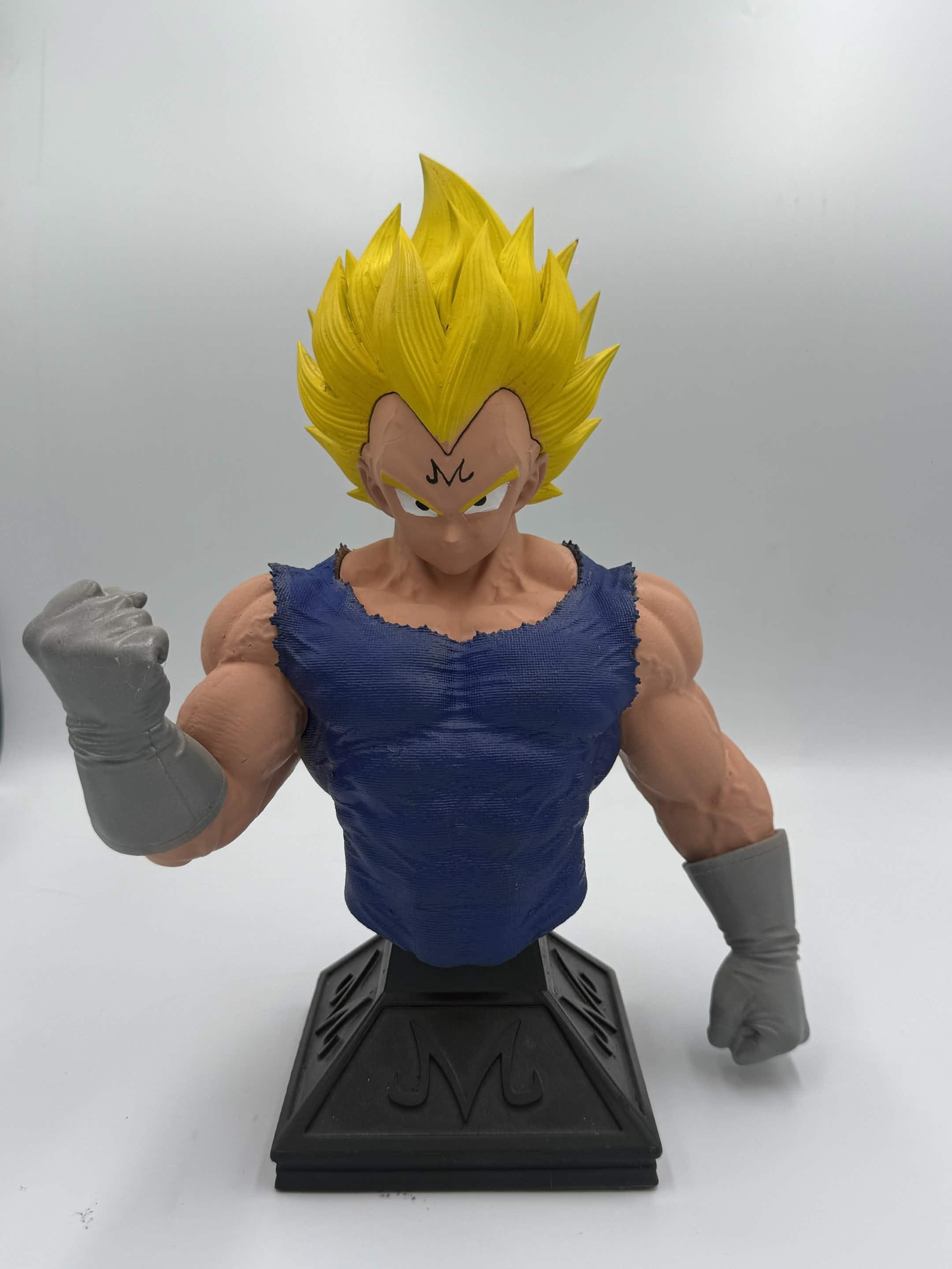 ドラゴンボール 魔人ベジータ 胸像 フィギュア 魔人ベジータ胸像 - ドラゴンボールZ | 手描きフィギュア | 3Dプリント