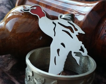Redhead duck pendant