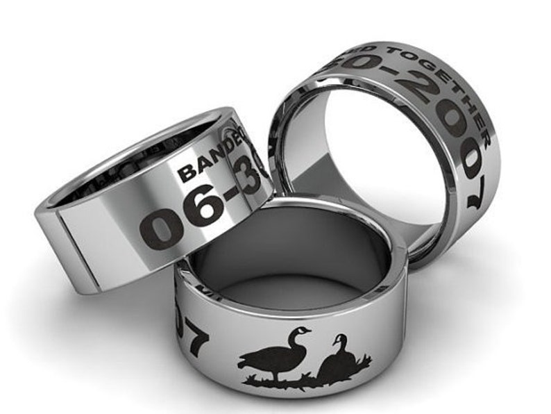 Duck Band Ring Etsy
