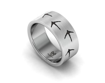 Turkey track ring
