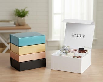 Personalized Magnetic Gift Box | Groomsman Proposal, Bridesmaid Gift