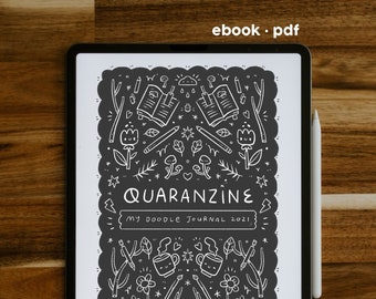 eZine : Quaranzine Doodle Journal (on life during lockdown, covid, health anxiety & healing)