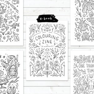 eZine :Therapeutic Colouring Book - 24 pgs