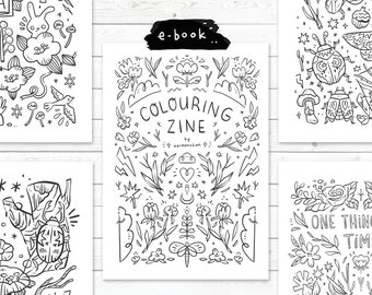 eZine :Therapeutic Colouring Book - 24 pgs