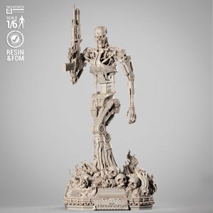 T800 action movie (Terminator) STL file.