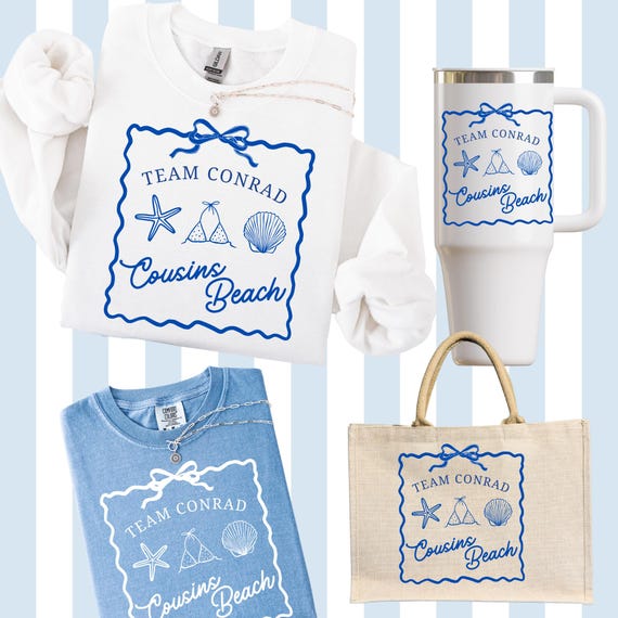 TSITP This Summer I Turned Pretty Team Belly Conrad Jeremiah bundle SVG cricut png Clip Art Ready to print