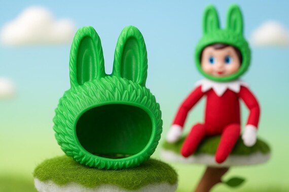 Elf Lafufu Helmet for  | Elf Accessories | Cute Elf Props for Holiday Scenes | Elf Photo Props | Elf Outfit Add-On