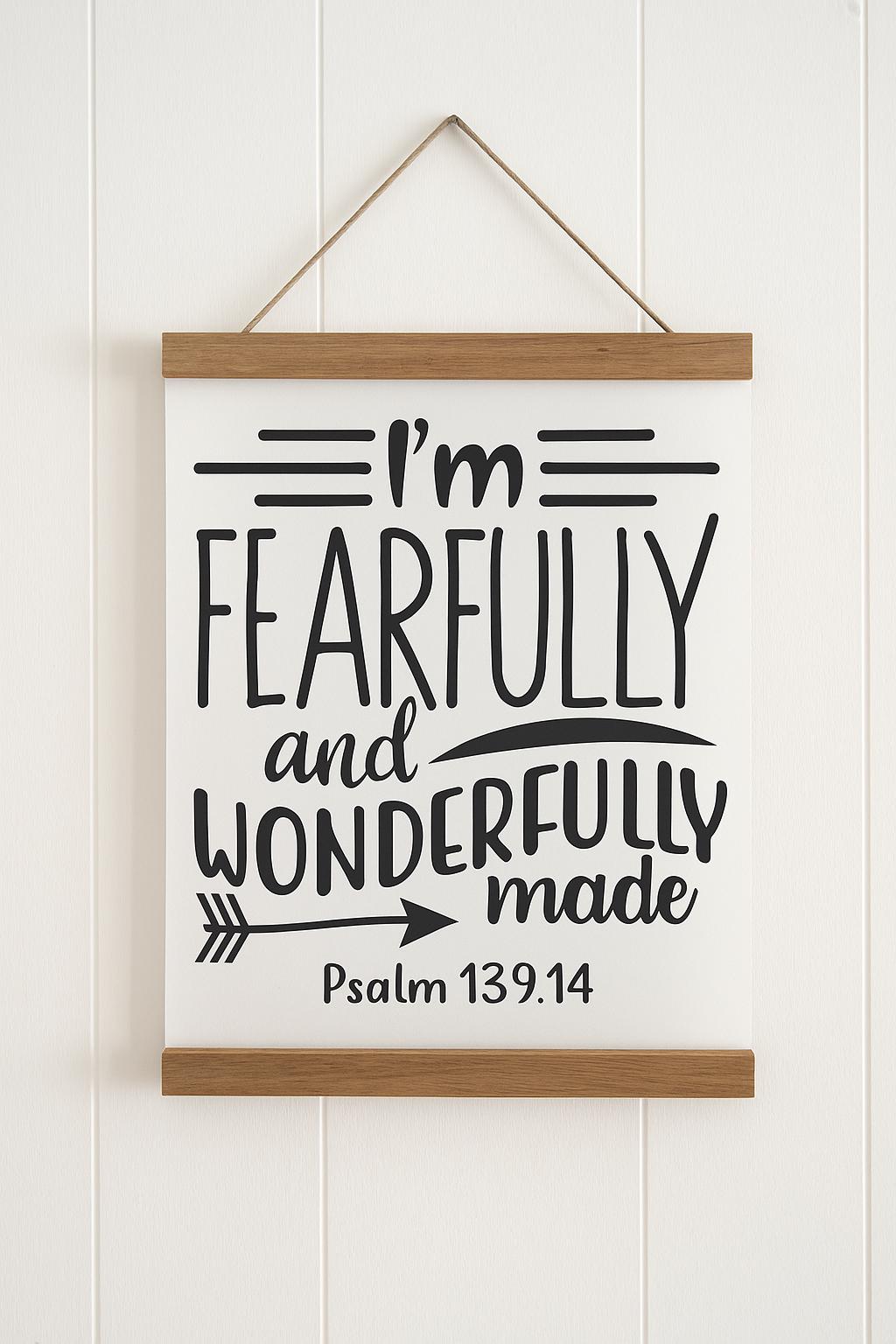 Fearfully And Wonderfully Made Decor