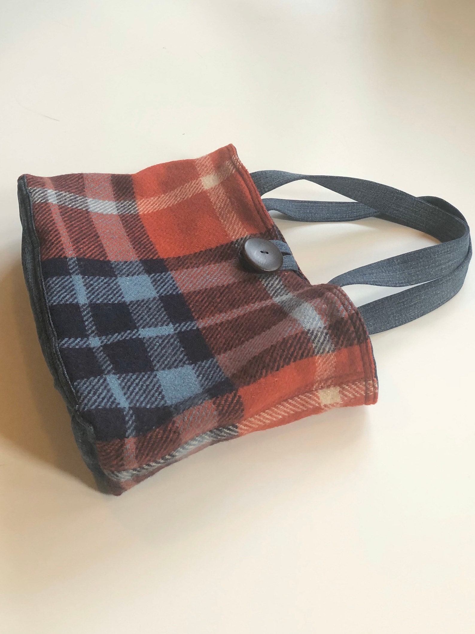 fall plaid purse