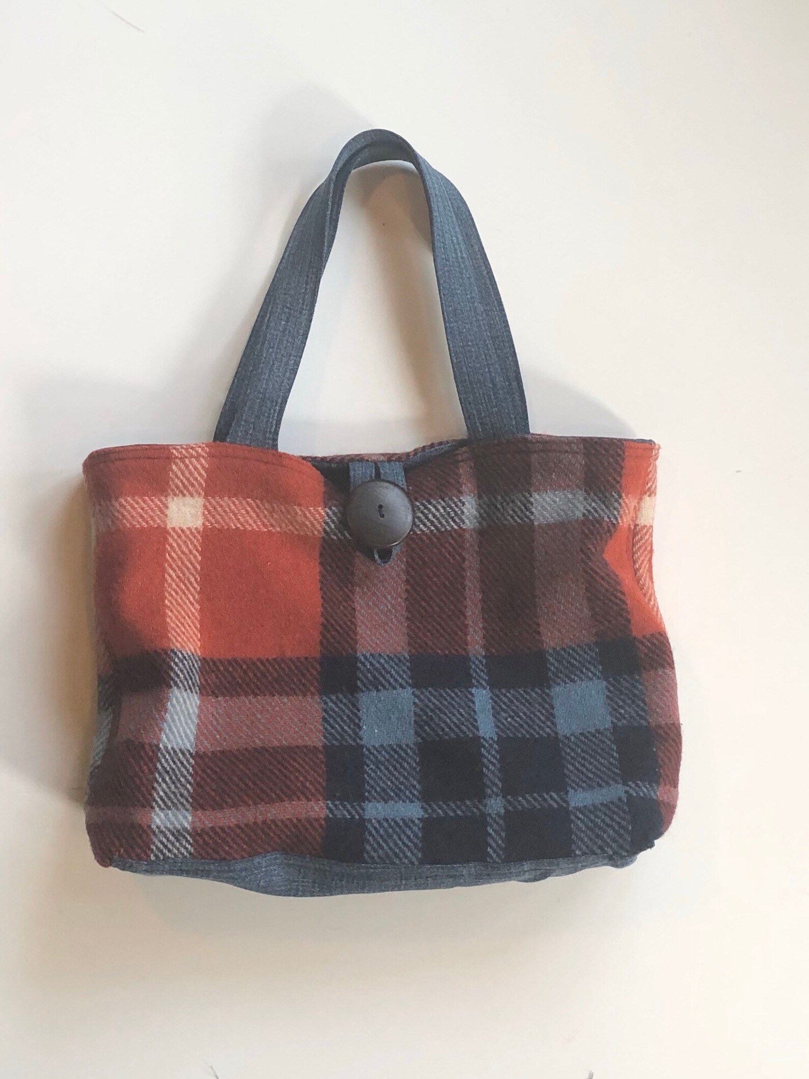 fall plaid purse