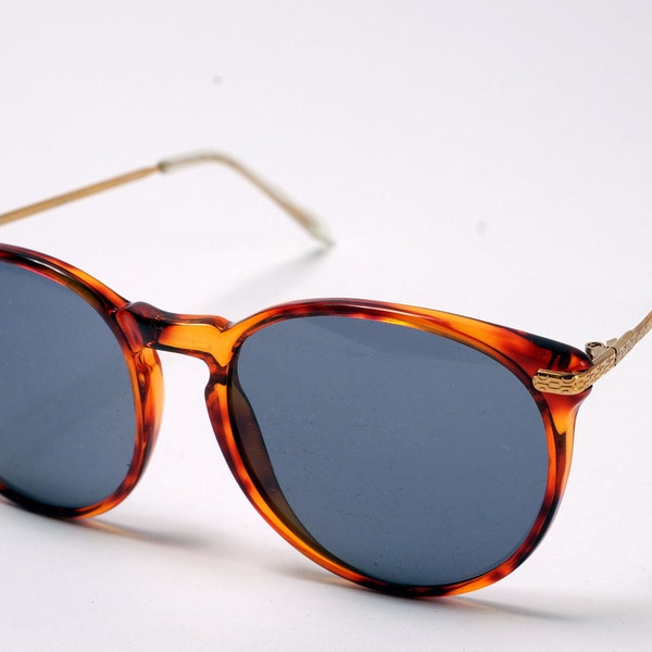 O'Malley Round Sunglasses Tortoise and Gold (Johnny)