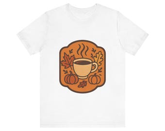 Felpa autunnale con motivo Pumpkin Spice, unisex, taglia comoda