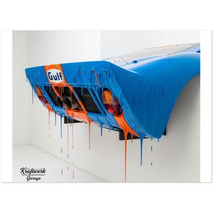 GT40 Gulf Racing Drip Art