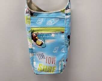 Live Love Surf Drink Carrier Bag S854