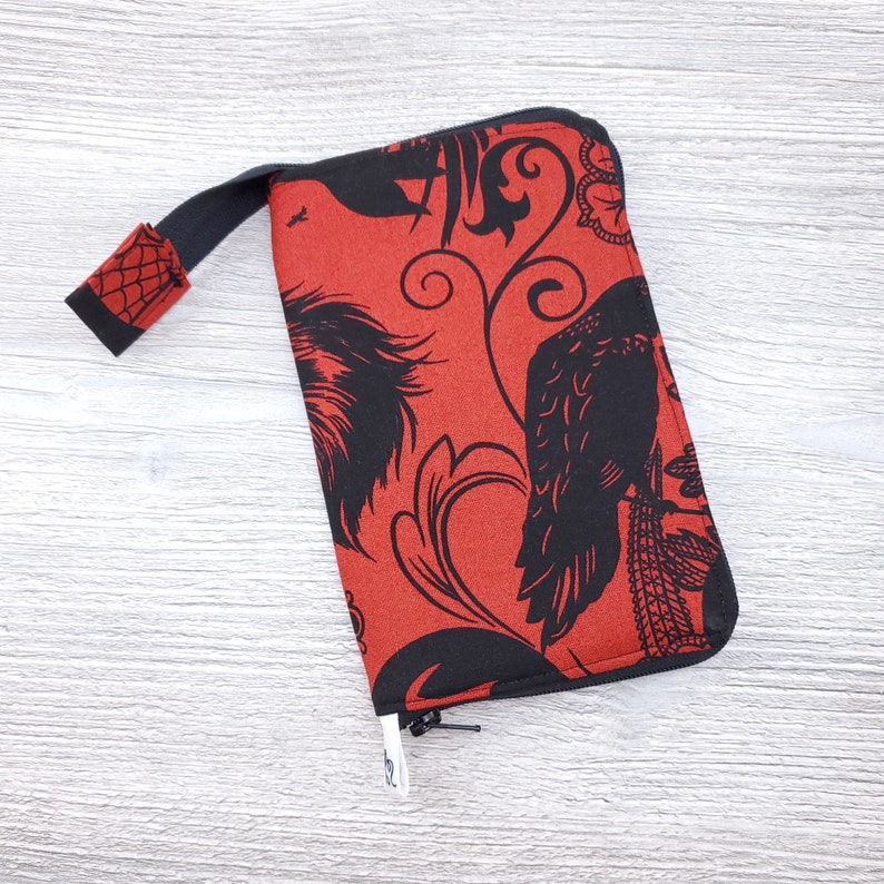 Stitch Marker Organizer Alexander Henry After Dark Red Etsy